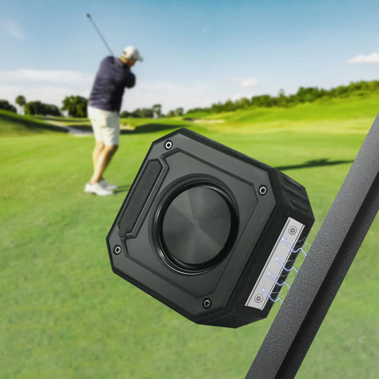 PILSAMAS Golf Speaker Golf Cart Speakers Bluetooth Portable Bluetooth Speaker - Strong Magnetic Loud with Bass Outdoor IPX7 Waterproof Bluetooth Speaker Wireless Speaker Golf Cart Accessories